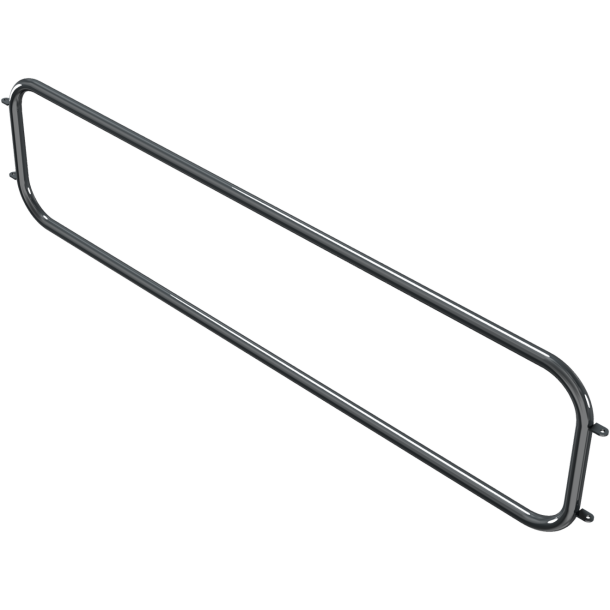 Safety barriers | to go with post item no. 478B | Fixed post & Frame element | Frame elementSteel tube � 33.7 mm, with welded-on connecting clipscenter distance: 2000 mm(post center to post center), for use up to 90�hot-dip galvanized and coated RAL 7016